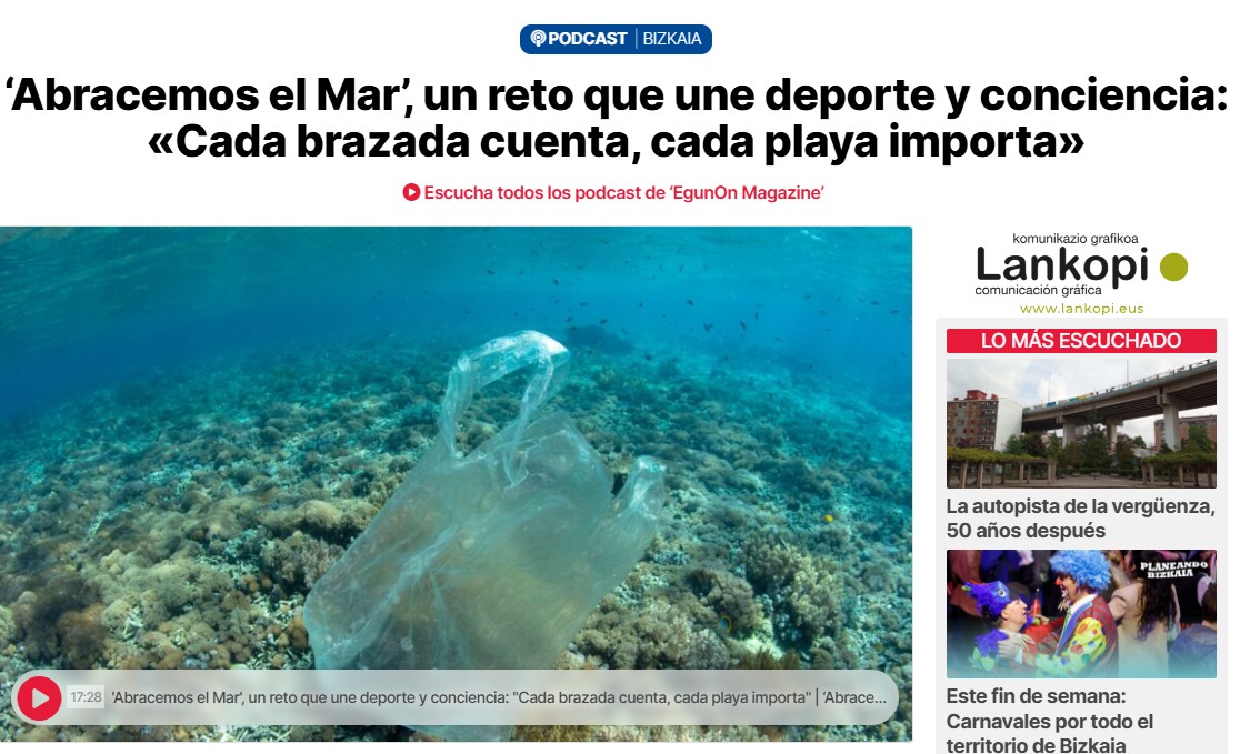 El proyecto comenzará el próximo 22 de abril en Bilbao y se extenderá hasta el 10 de mayo, concluyendo en Salou.